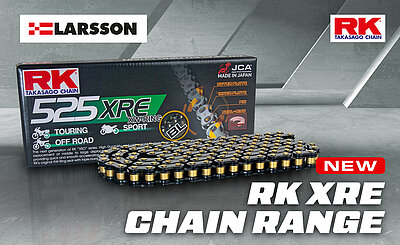 RK XRE BLACK CHAIN